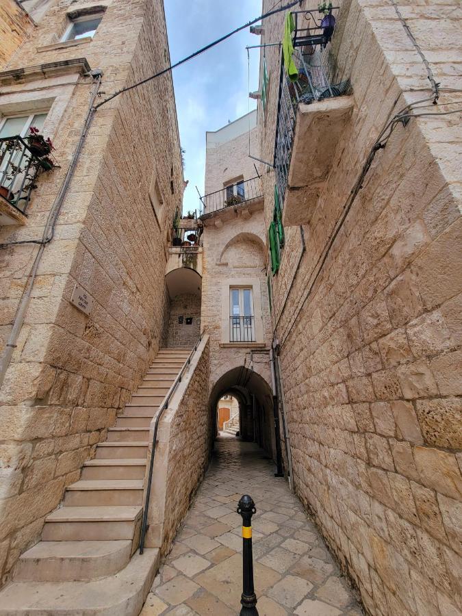 Giovinazzo Historic Apulia Old Town Stone House With Private Patio Leilighet Eksteriør bilde